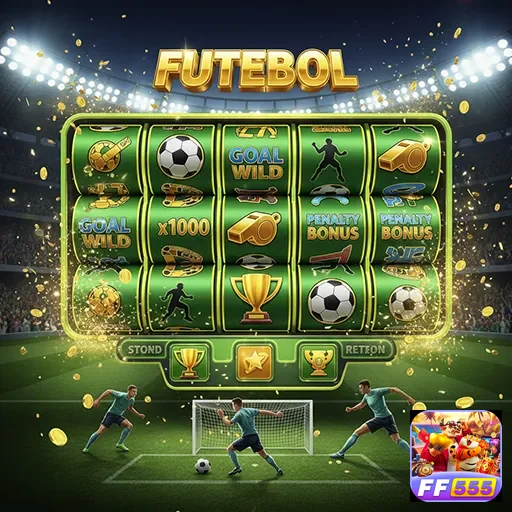 Imagem do jogo de slot de futebol disponível no site ff555.