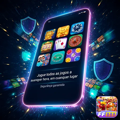 Jogos mobile com segurança, promovidos pelo site ff555, oferecendo diversão e proteção online.
